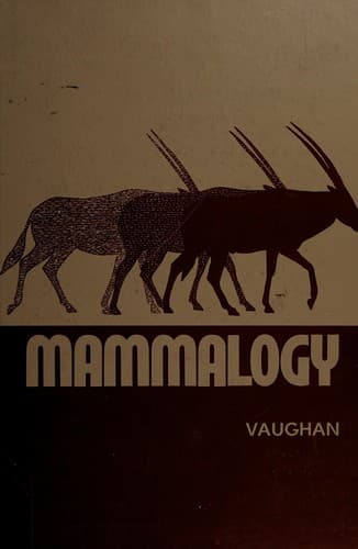 Tapa de Mammalogy