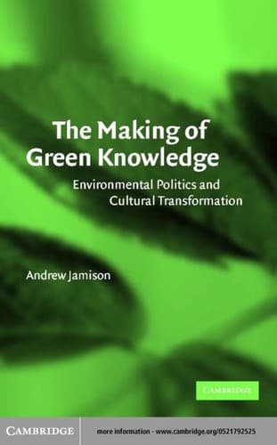 Tapa de The Making of Green Knowledge