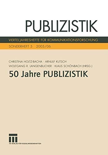 Tapa de Fünfzig Jahre Publizistik