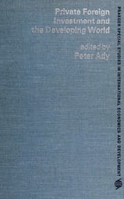 Tapa de Private foreign investment and the developing world