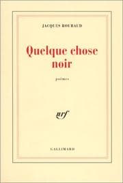 Tapa de Quelque chose noir