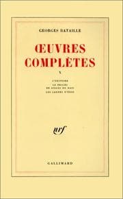 Tapa de Oeuvres complètes, tome 10