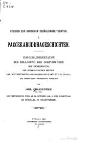 Tapa de Studien zur indischen erzählungsliteratur