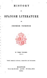 Tapa de History of Spanish Literature