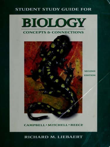Tapa de Student Study Guide for Biology