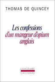 Tapa de Les confessions d'un mangeur d'opium anglais