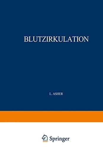 Tapa de Blutzirkulation. 2 Teile. 1926/27