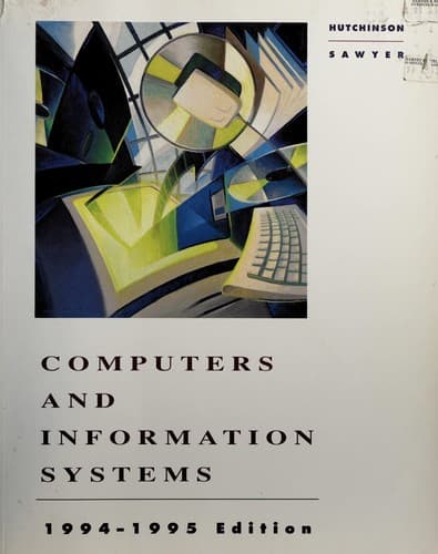 Tapa de Computers and Information Systems 1994 1995