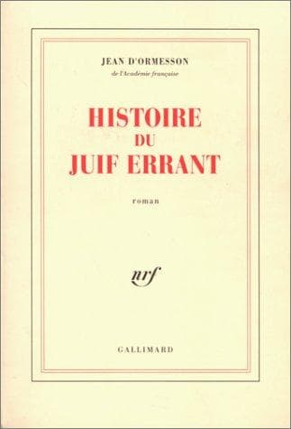 Tapa de Histoire du juif errant