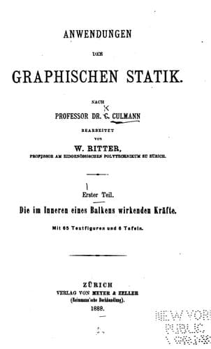 Tapa de Anwendungen der graphischen Statik