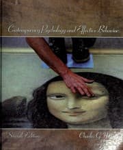 Tapa de Contemporary Psychology and Effective Behavior