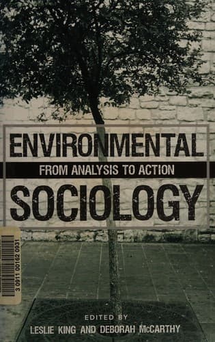 Tapa de Environmental sociology