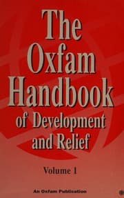 Tapa de The Oxfam handbook of development and relief
