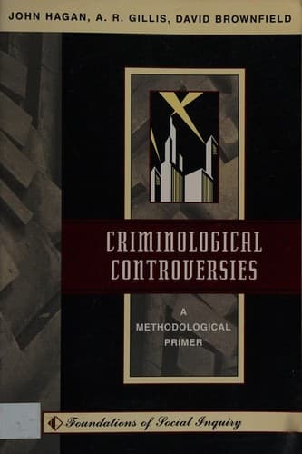 Tapa de Criminological controversies