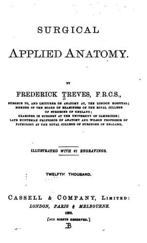 Tapa de Surgical applied anatomy
