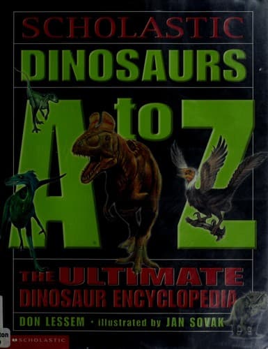 Tapa de Scholastic dinosaurs A