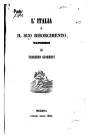 Tapa de L'Italia e il suo risorgimento: vaticinii