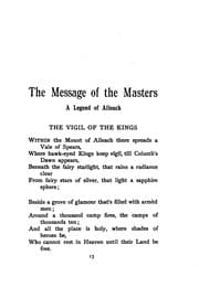 Tapa de The Message of the Masters: A Legend of Aileach