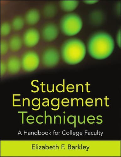 Tapa de Student Engagement Techniques