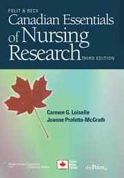 Tapa de Canadian essentials of nursing research