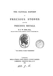 Tapa de The natural history, ancient and modern, of precious stones and gems, and of precious metals
