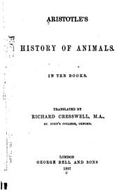 Tapa de Aristotle's History of Animals: In Ten Books