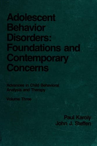 Tapa de Adolescent behavior disorders