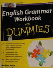 Tapa de English grammar workbook for dummies
