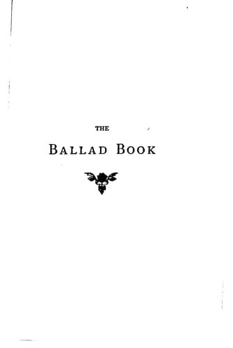 Tapa de The Ballad Book