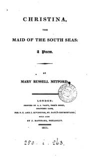 Tapa de Christina, the maid of the South Seas
