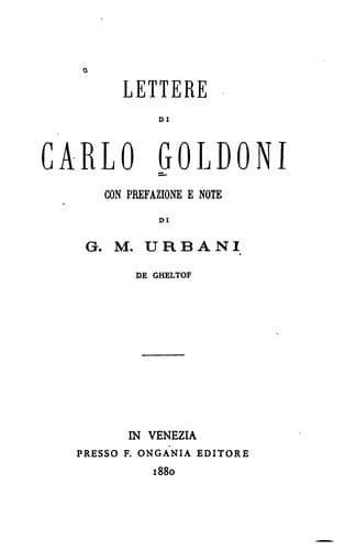 Tapa de Lettere