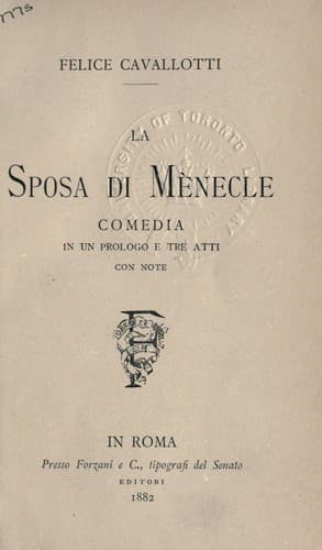 Tapa de La Sposa di Mènecle