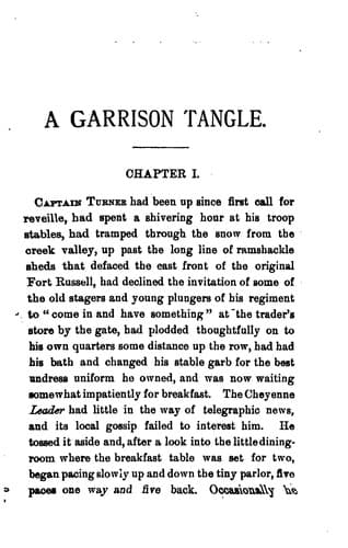 Tapa de A garrison tangle.