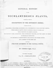 Tapa de A general history of the dichlamydeous plants