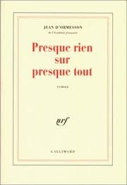 Tapa de Presque rien sur presque tout