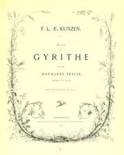 Tapa de Musik til Gyrithe eller Danmarks frelse