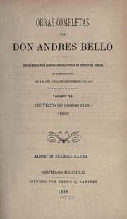 Tapa de Obras completas de don Andrés Bello