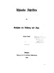 Tapa de Schriften zur Geschichte der Dichtung und Sage