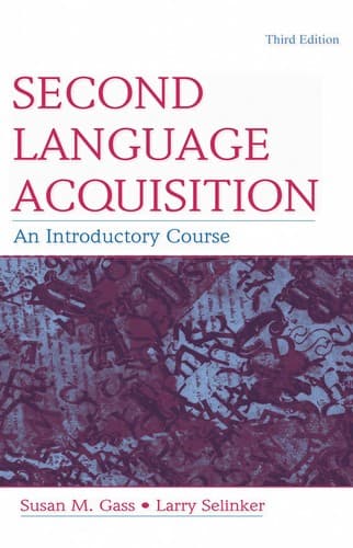 Tapa de Second language acquisition
