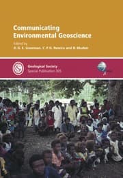 Tapa de Communicating environmental geoscience