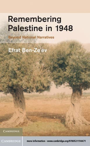 Tapa de Remembering Palestine in 1948