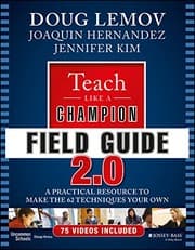 Tapa de Teach Like a Champion Field Guide 2.0