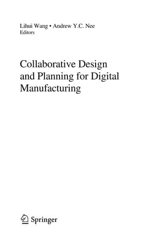 Tapa de Collaborative design and planning for digital manufacturing