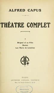 Tapa de Théâtre complet