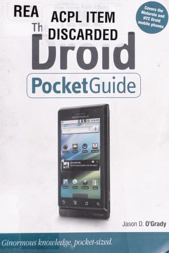 Tapa de The Droid pocket guide