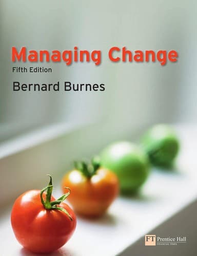 Tapa de Managing change
