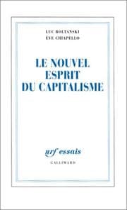Tapa de Le nouvel esprit du capitalisme