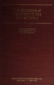 Tapa de The structure of psychiatry in the Soviet Union