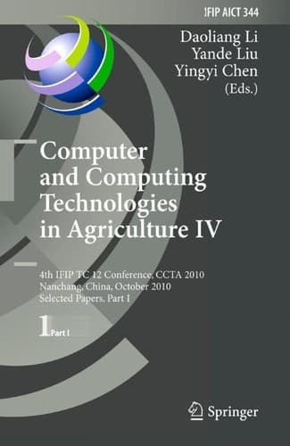 Tapa de Computer and Computing Technologies in Agriculture IV