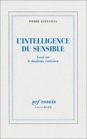 Tapa de L' intelligence du sensible